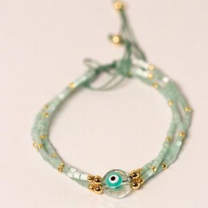 Pulsera Ojo Protector Verde