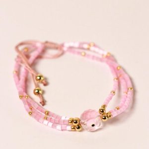 Pulsera Ojo Protector Rosa